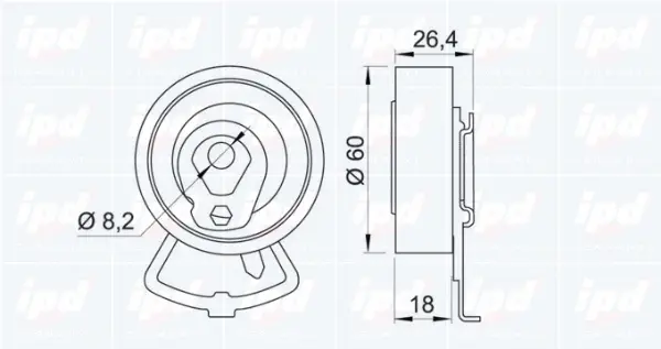 Tensioner Pulley, timing belt