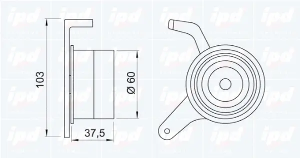 Tensioner Pulley, timing belt