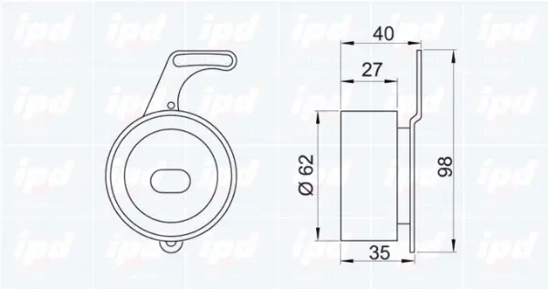 Tensioner Pulley, timing belt