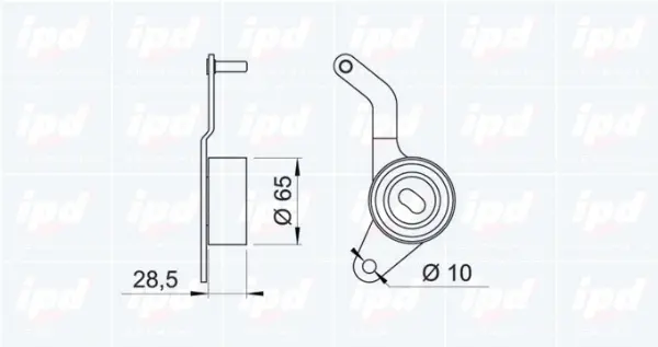 Tensioner Pulley, timing belt