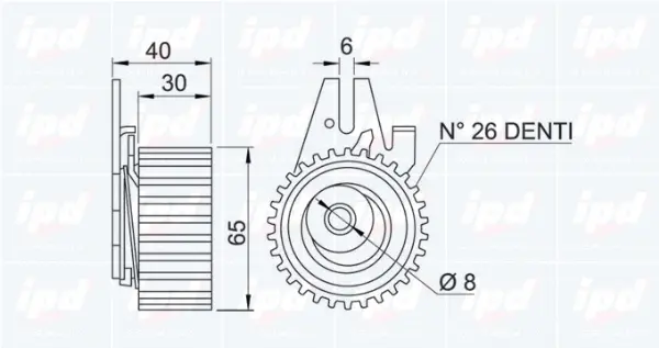 Tensioner Pulley, timing belt
