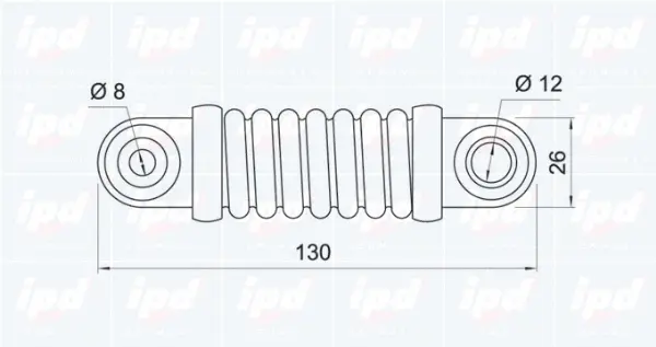 Vibration Damper, V-ribbed belt