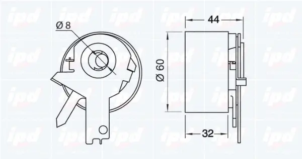 Tensioner Pulley, timing belt