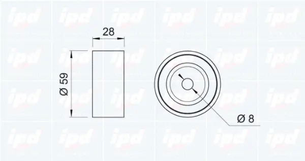 Tensioner Pulley, timing belt