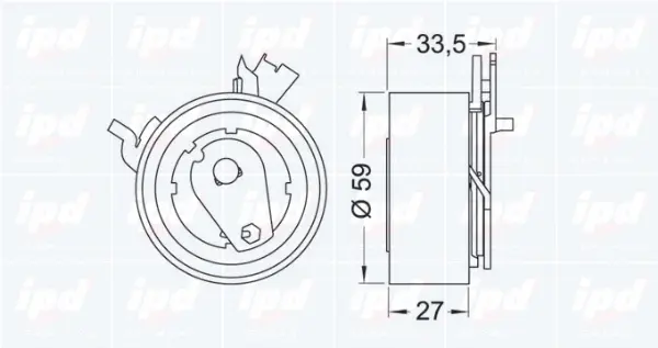 Tensioner Pulley, timing belt