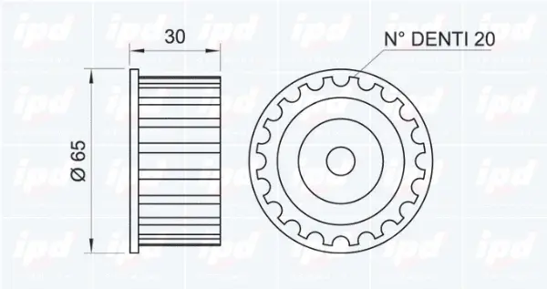 Tensioner Pulley, timing belt