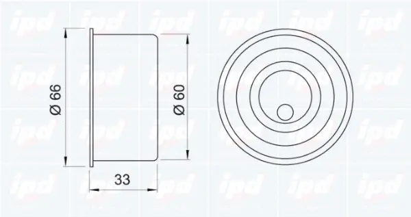 Tensioner Pulley, timing belt