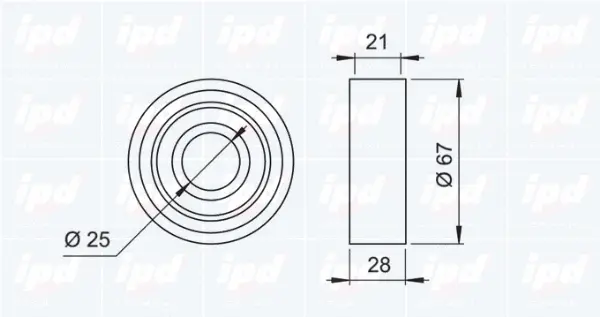 Tensioner Pulley, timing belt