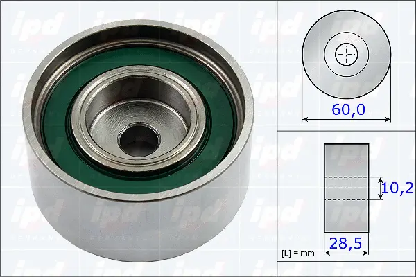 Deflection/Guide Pulley, timing belt (15-3811)