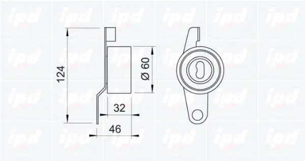 Tensioner Pulley, timing belt