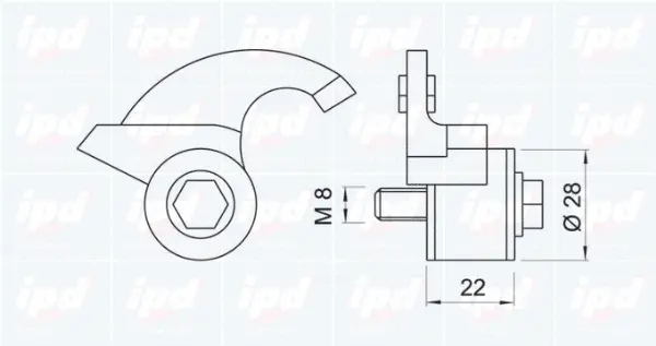 Tensioner Lever, timing belt