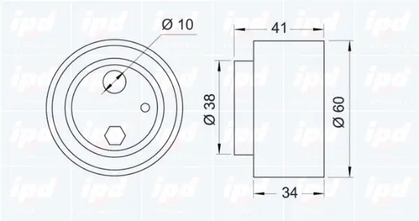 Tensioner Pulley, timing belt