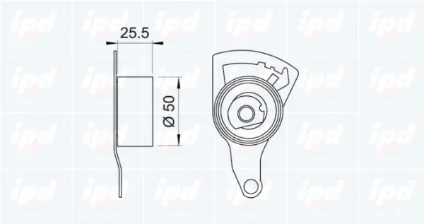 Tensioner Pulley, timing belt