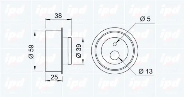 Tensioner Pulley, timing belt