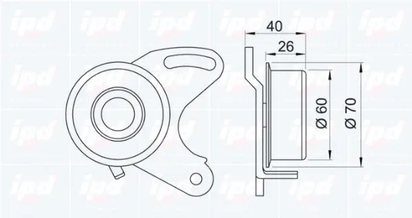 Tensioner Pulley, timing belt