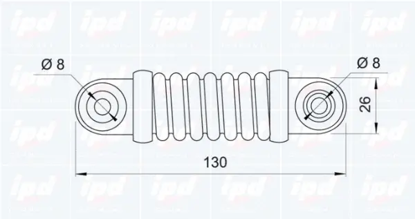 Vibration Damper, V-ribbed belt