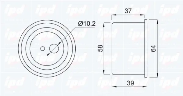 Tensioner Pulley, timing belt