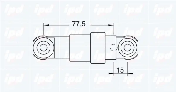Vibration Damper, V-ribbed belt