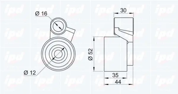 Tensioner Pulley, timing belt