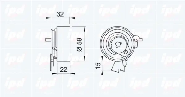 Tensioner Pulley, timing belt