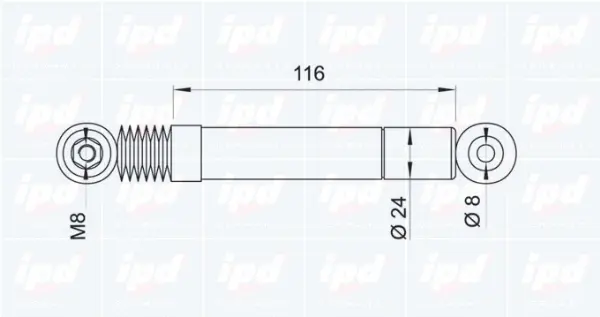 Vibration Damper, V-ribbed belt