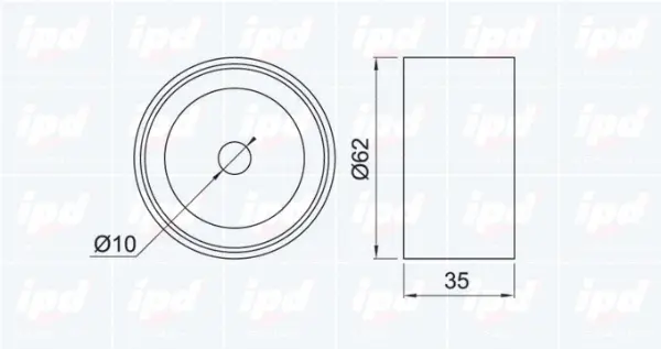 Tensioner Pulley, timing belt