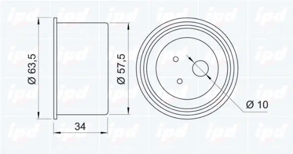 Tensioner Pulley, timing belt