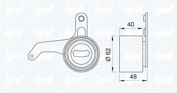 Tensioner Pulley, timing belt