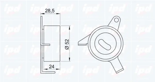 Tensioner Pulley, timing belt