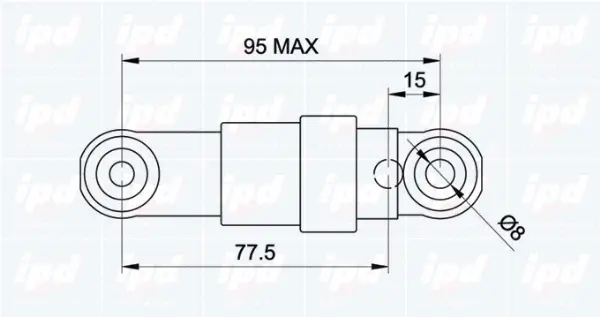 Vibration Damper, V-ribbed belt