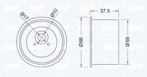 Deflection/Guide Pulley, timing belt