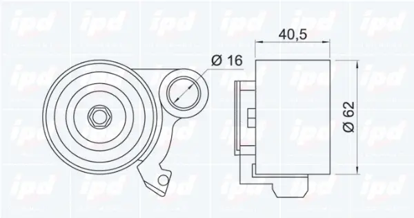Tensioner Pulley, timing belt