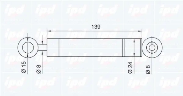 Vibration Damper, V-ribbed belt
