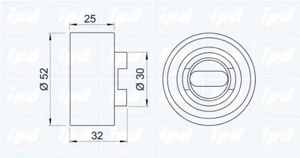 Tensioner Pulley, timing belt