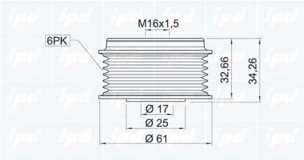 Alternator Freewheel Clutch