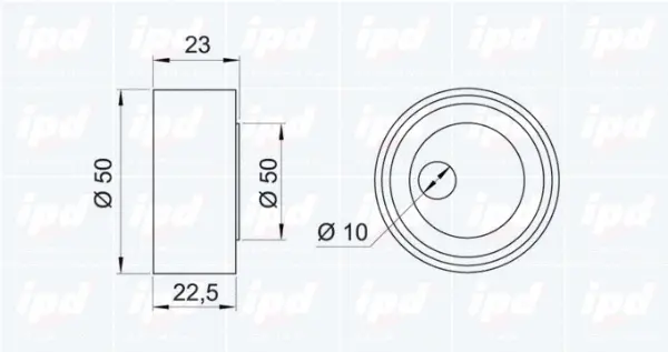 Tensioner Pulley, timing belt