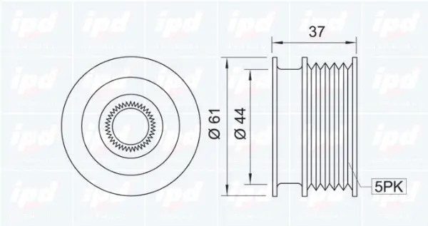 Alternator Freewheel Clutch
