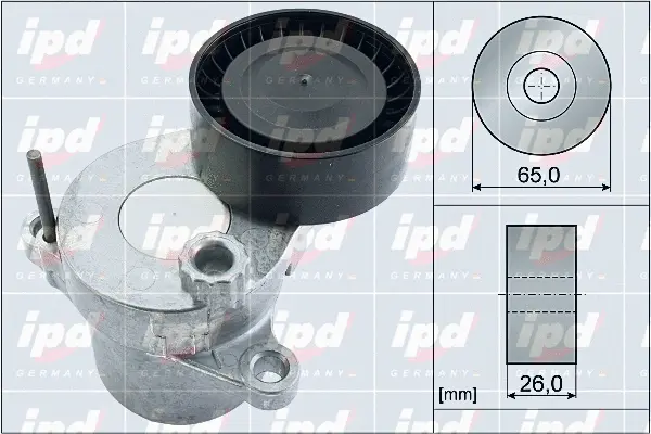 Belt Tensioner, V-ribbed belt (15-4094)