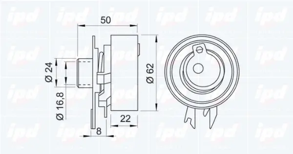 Tensioner Pulley, timing belt