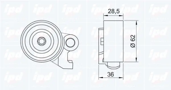 Tensioner Pulley, timing belt