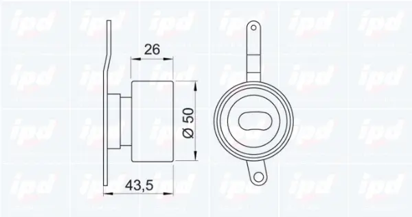 Tensioner Pulley, timing belt