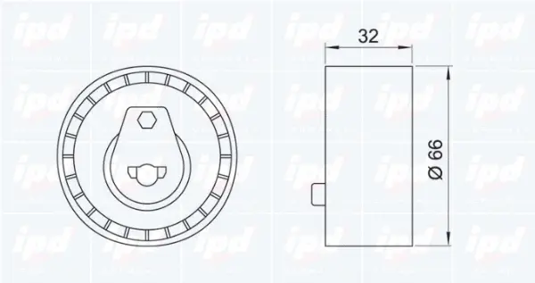 Tensioner Pulley, timing belt
