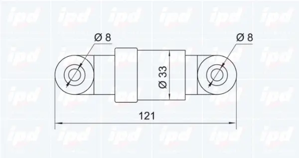 Vibration Damper, V-ribbed belt