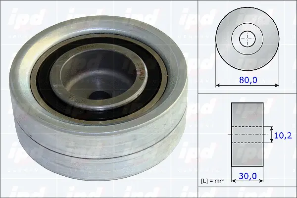 Deflection/Guide Pulley, timing belt (15-3713)