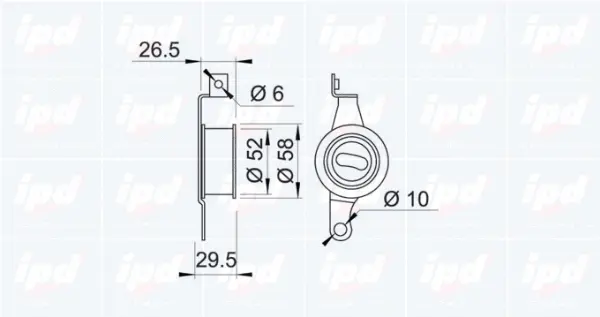 Tensioner Pulley, timing belt