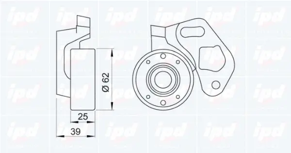 Tensioner Pulley, timing belt