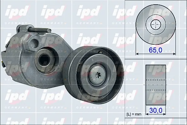 Belt Tensioner, V-ribbed belt (15-3996)