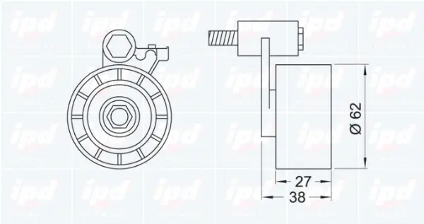 Tensioner Pulley, timing belt