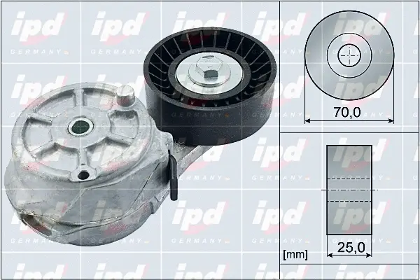 Belt Tensioner, V-ribbed belt (15-4093)