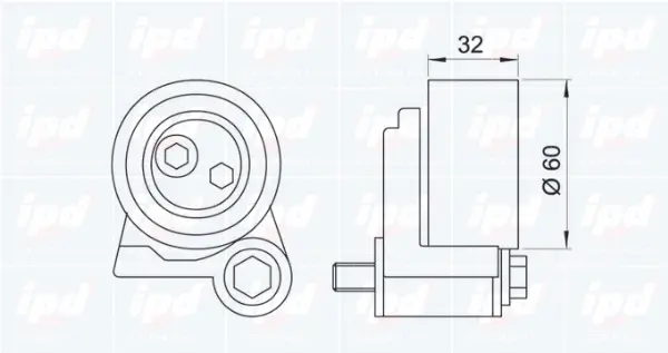 Tensioner Pulley, timing belt
